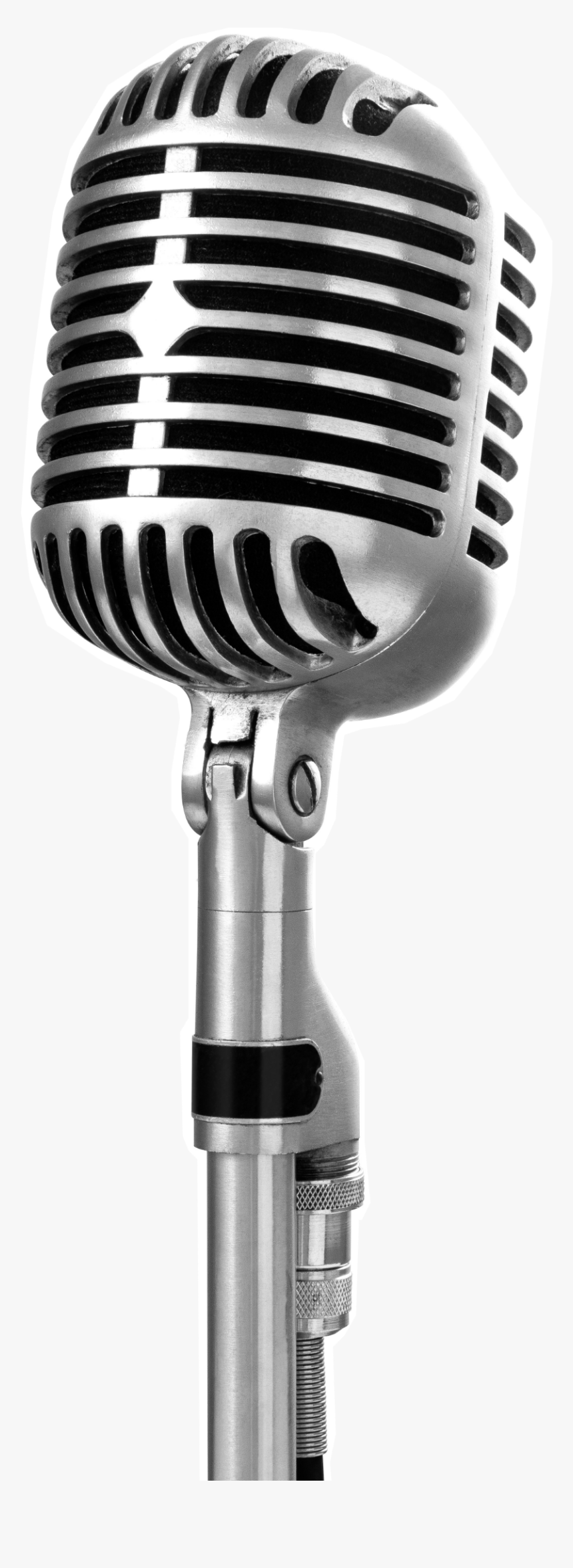 White Microphone Png, Transparent Png, Free Download