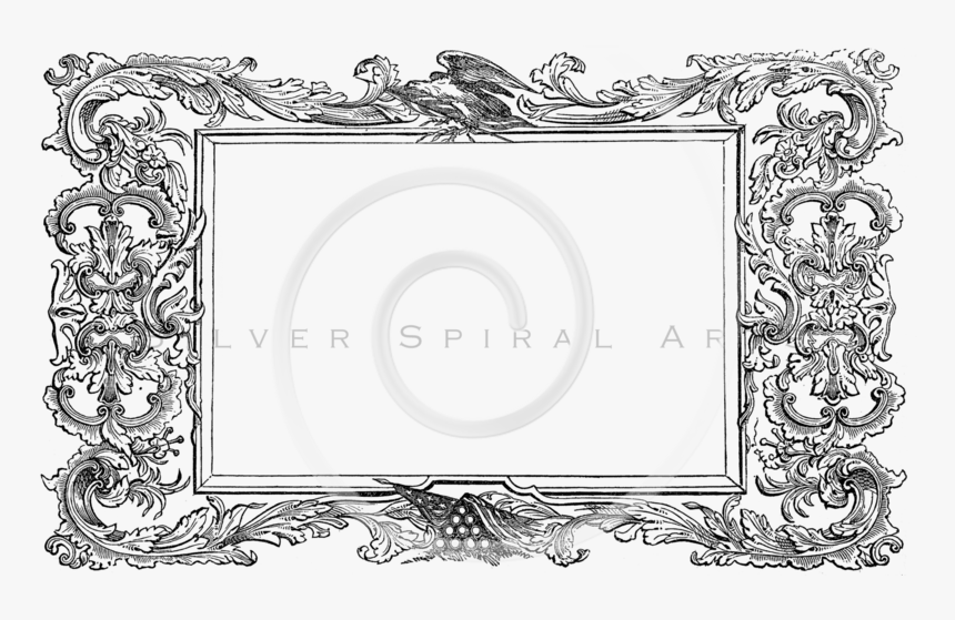 Ornate 1800"s Picture Frames , Png Download - 1800s Png, Transparent Png, Free Download