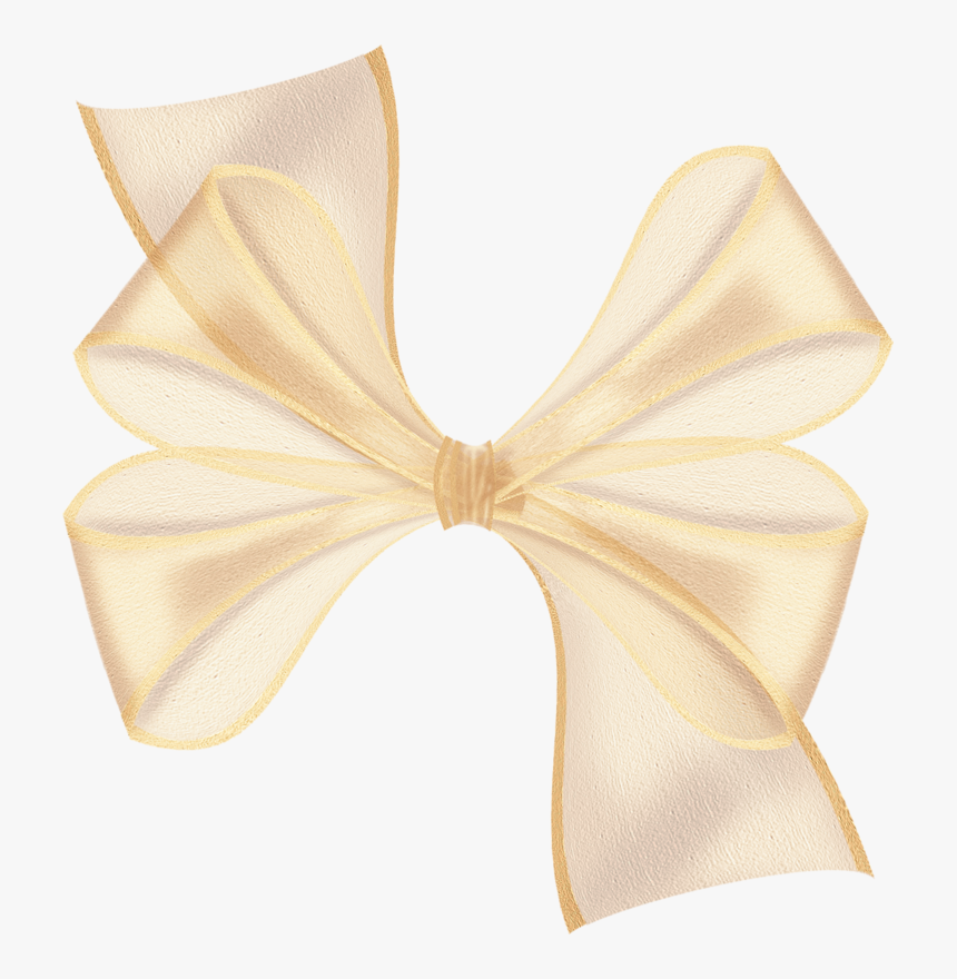 #peach #mq #ribbon #bow #ribbons #pastel #decorate - Satin, HD Png Download, Free Download