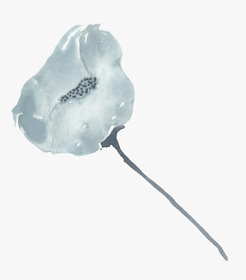 Ice Heart Petals Transparent Decorative - Rose, HD Png Download, Free Download
