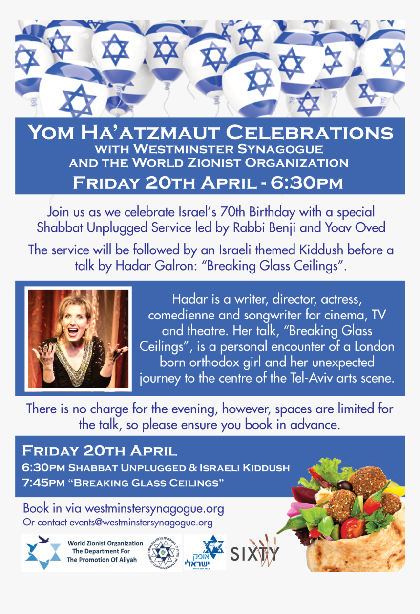 Shabbat Unplugged With Yoav Oved And Then Hear Hadar - Flyer, HD Png Download, Free Download