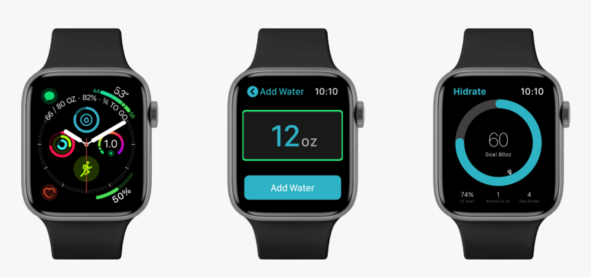 Hidratespark Hydration App On Apple Watch For Tracking - Apple Watch Series 5 Faces, HD Png Download, Free Download