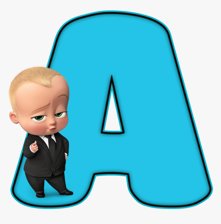 Alfabeto Decorativo Png - Boss Baby Clip Arts, Transparent Png, Free Download