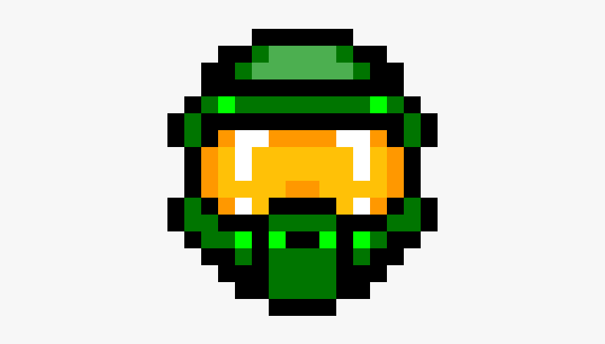 Pixel Art Master Chief Halo, HD Png Download, Free Download