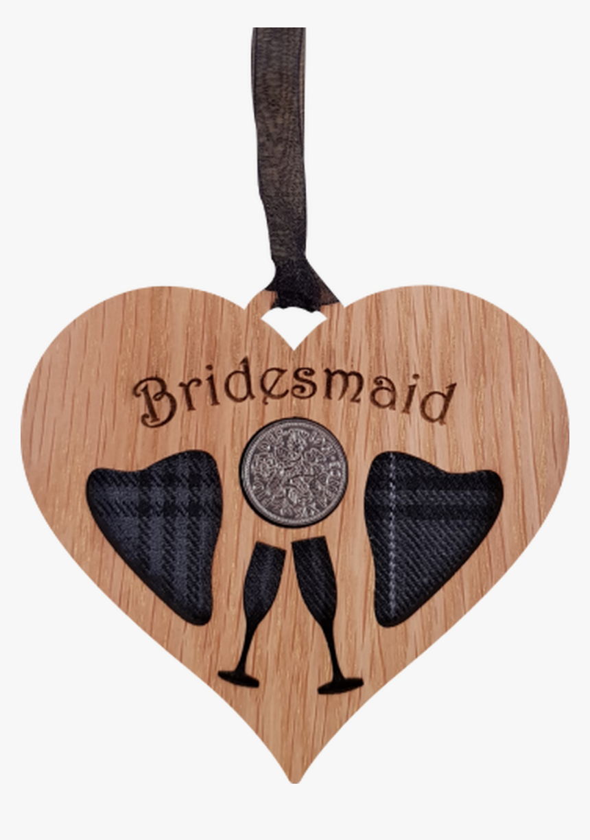 Bridal Heart Lucky Sixpence - Pendant, HD Png Download, Free Download