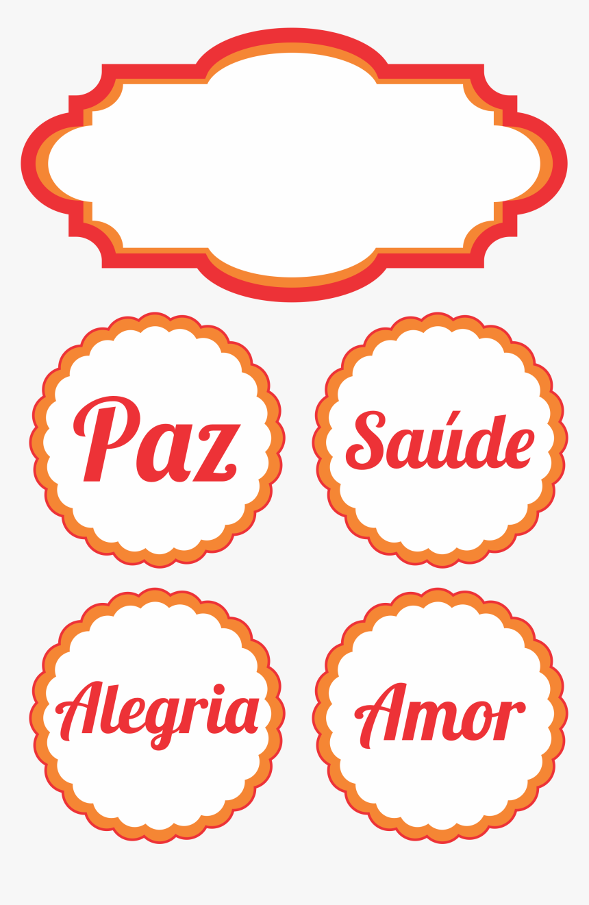 Topo Decorativo Para Bolo Com Frases Png - Circle, Transparent Png, Free Download