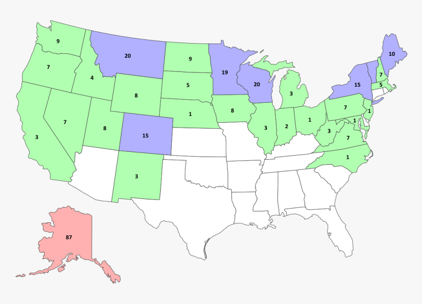 Us Congressional District Map 2019, HD Png Download, Free Download