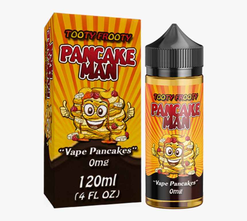 #ejuice #eliquid #vapenation #vape #ukvapers #pancakeman - Pancake Man Tooty Frooty, HD Png Download, Free Download