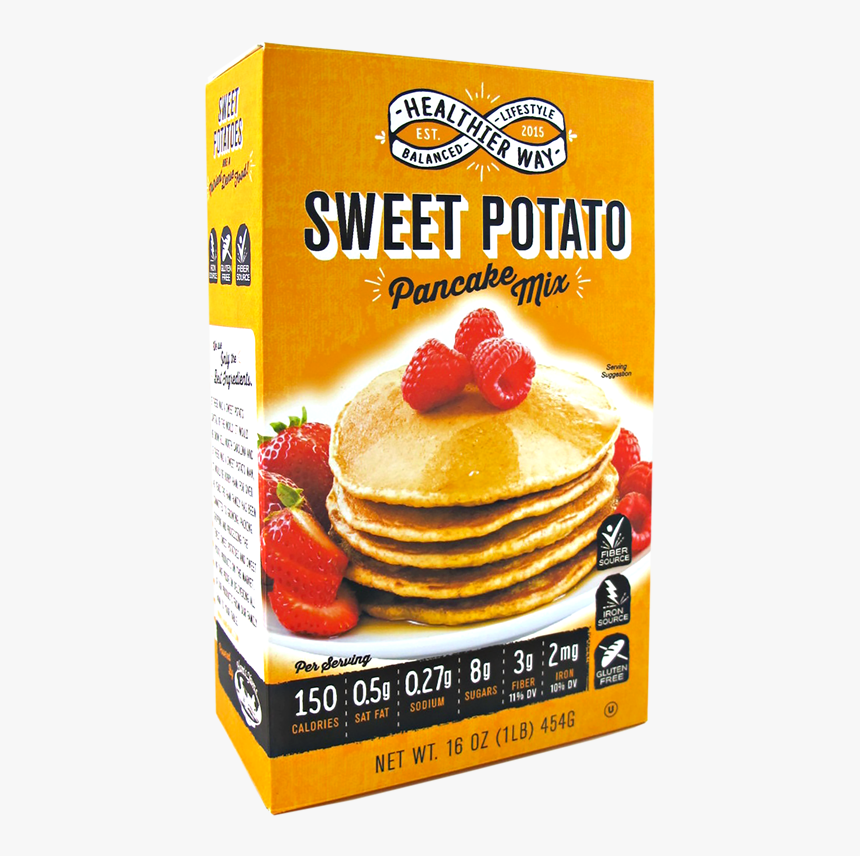 Pancake Mix Cliparts - Gluten Free Sweet Potato Pancake Mix, HD Png Download, Free Download