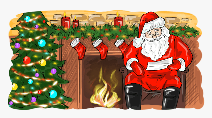 Santa Claus - Christmas Tree, HD Png Download, Free Download