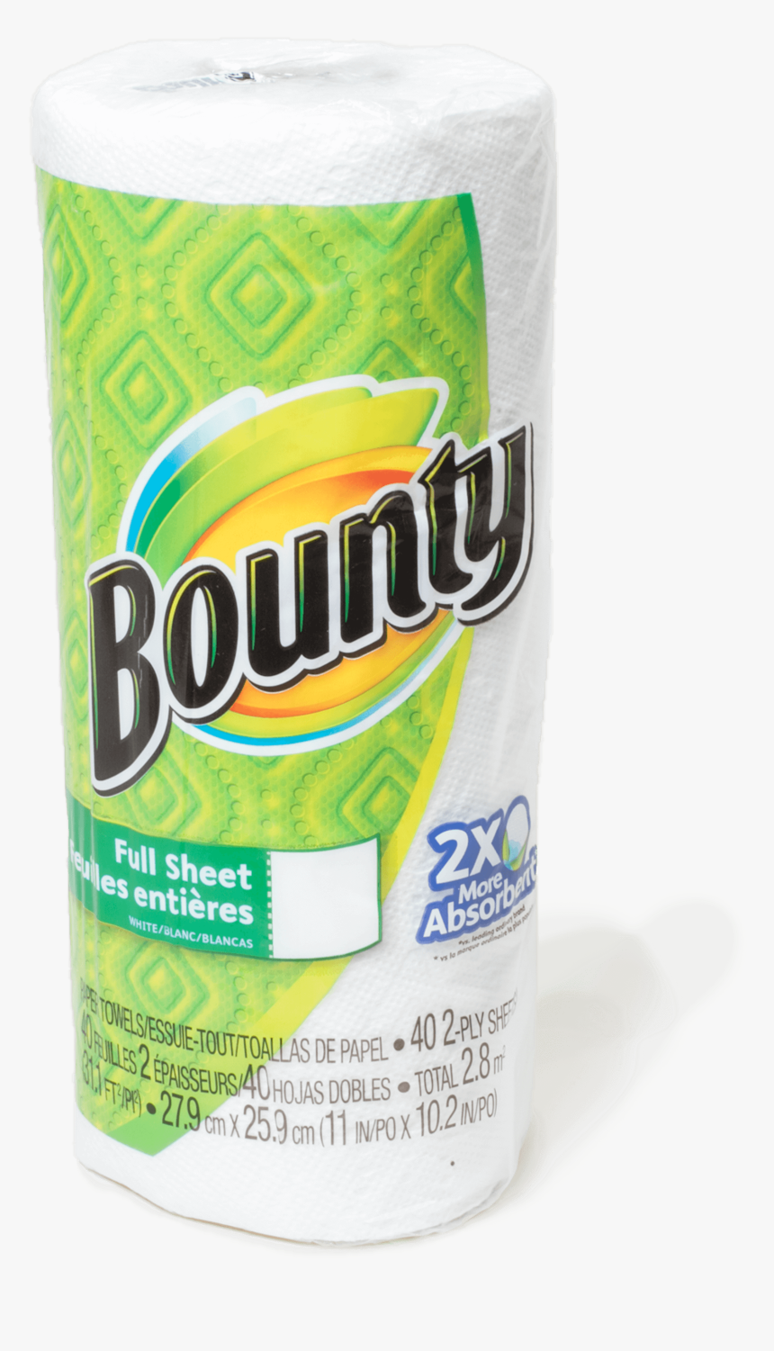 Bounty Selectasize Paper Towels White 1 Huge Roll , - Bounty Paper Towels Png, Transparent Png, Free Download