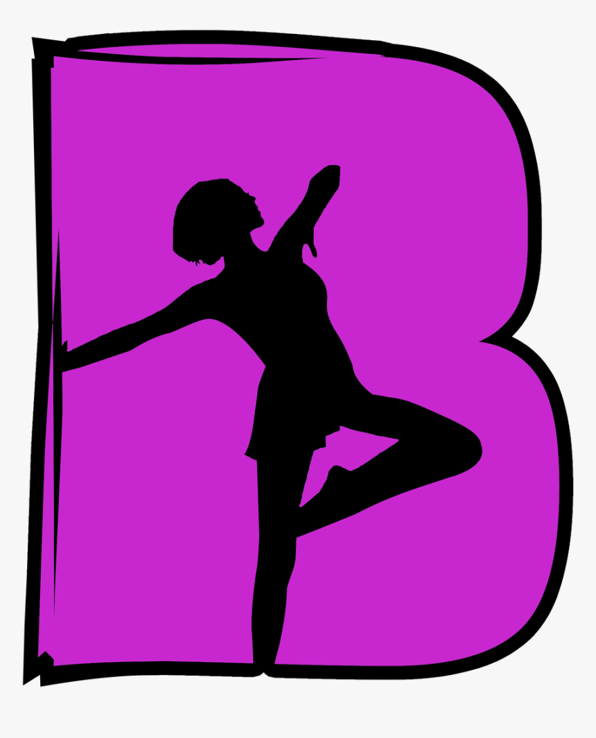 Boc B B Filled Purple - Silhouette Dancer, HD Png Download, Free Download