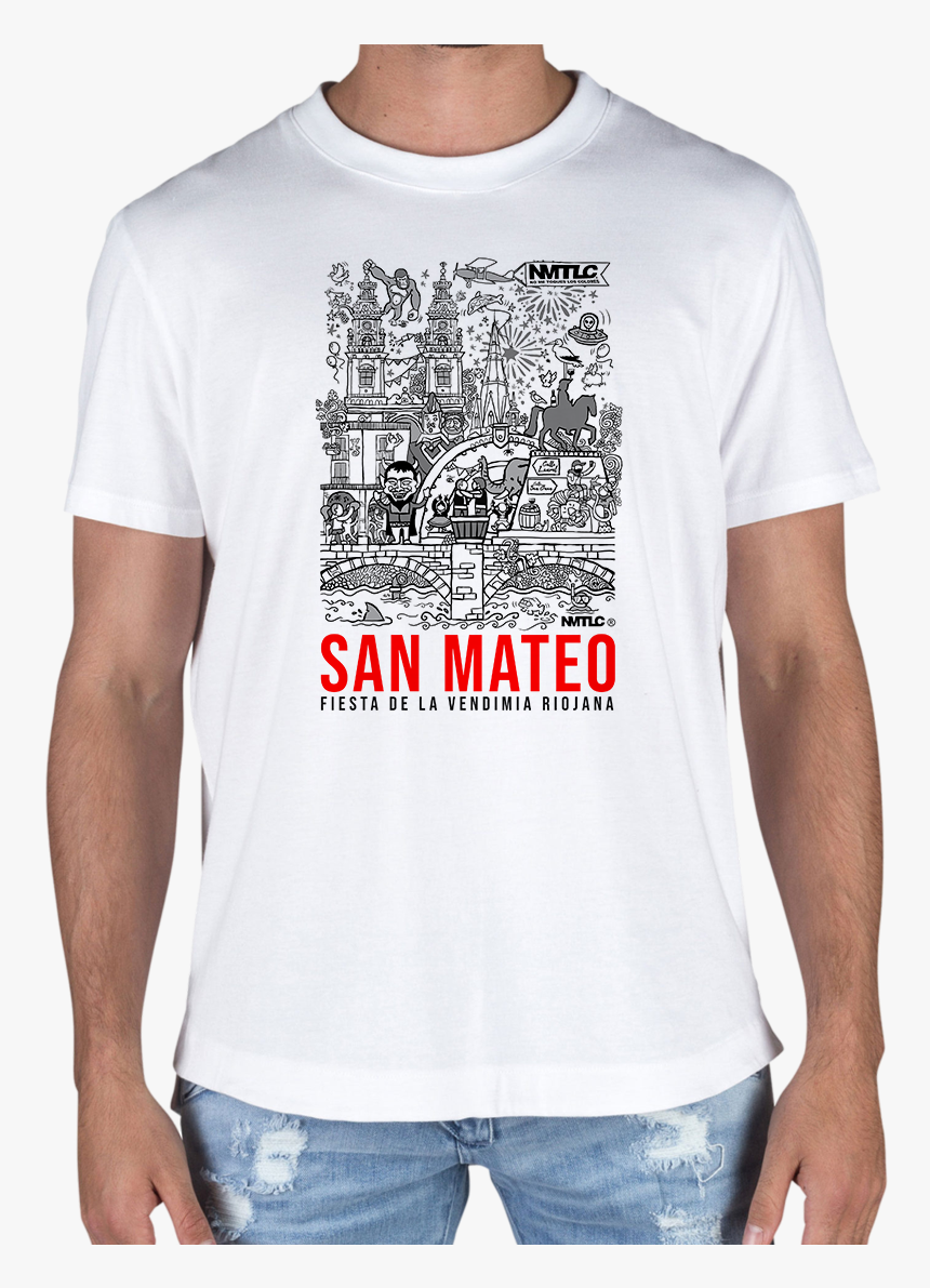 Camiseta Blanca San Mateo Nmtlc - T-shirt, HD Png Download, Free Download