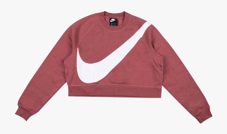 Nsw Swoosh Crop Crew Fleece - Nsw, HD Png Download, Free Download