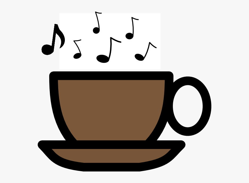 Musical Soup Cup Clip - Coffee Cup Clip Art, HD Png Download, Free Download
