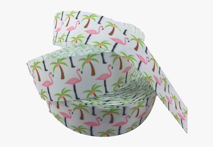Ribbons [tag] White & Pink Flamingo Grosgrain Ribbons - Watermelon, HD Png Download, Free Download