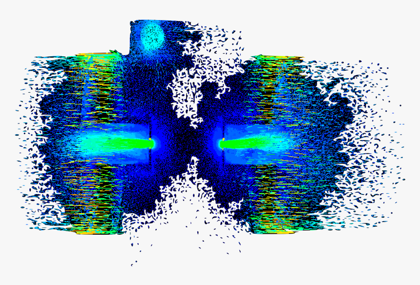 Pressure Distribution Simulation For Laser-plasma Interaction - Graphic Design, HD Png Download, Free Download
