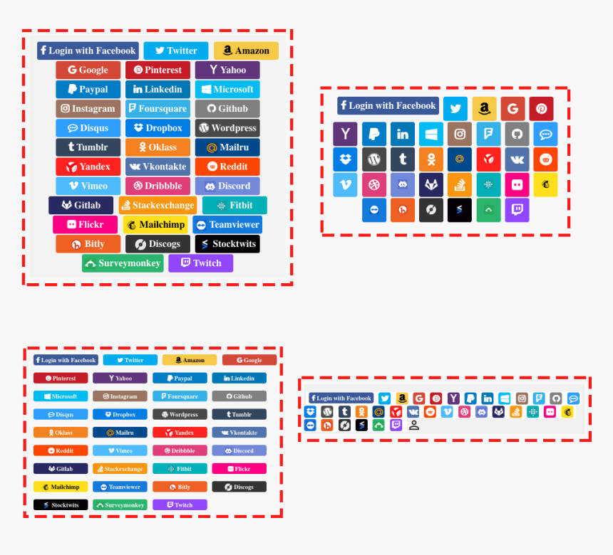 Types Of Connect Buttons Logo - Graphic Design, HD Png Download, Free Download