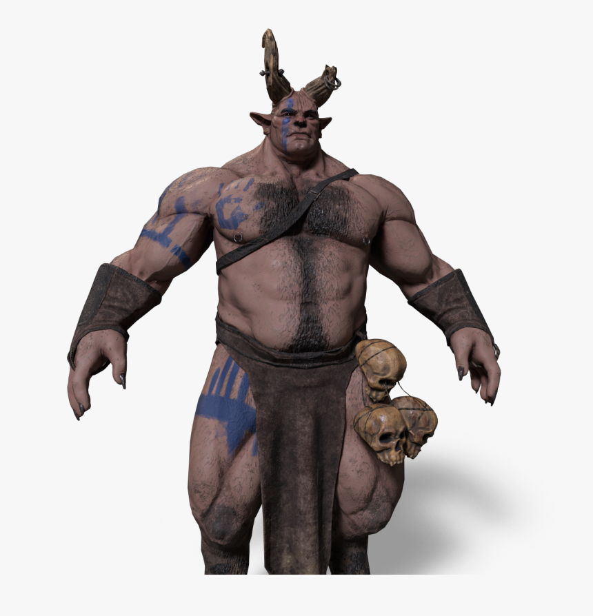 Broot 3d Character - Barechested, HD Png Download, Free Download