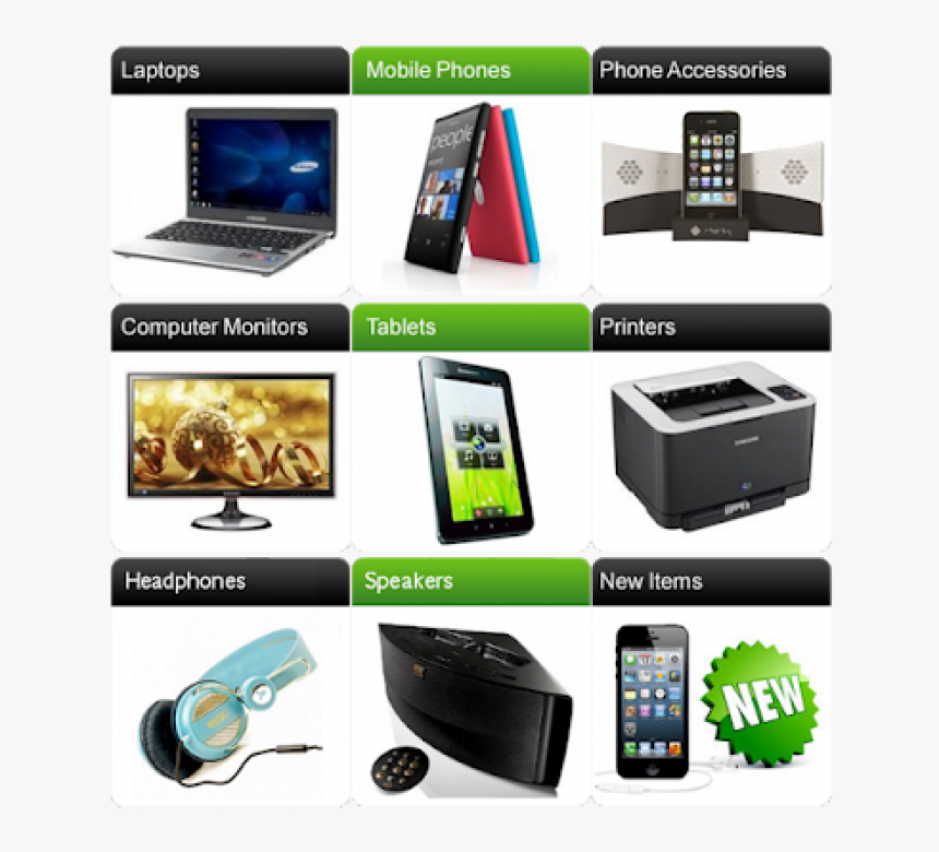 Phones And Computer Accessories - Smartphone, HD Png Download, Free Download