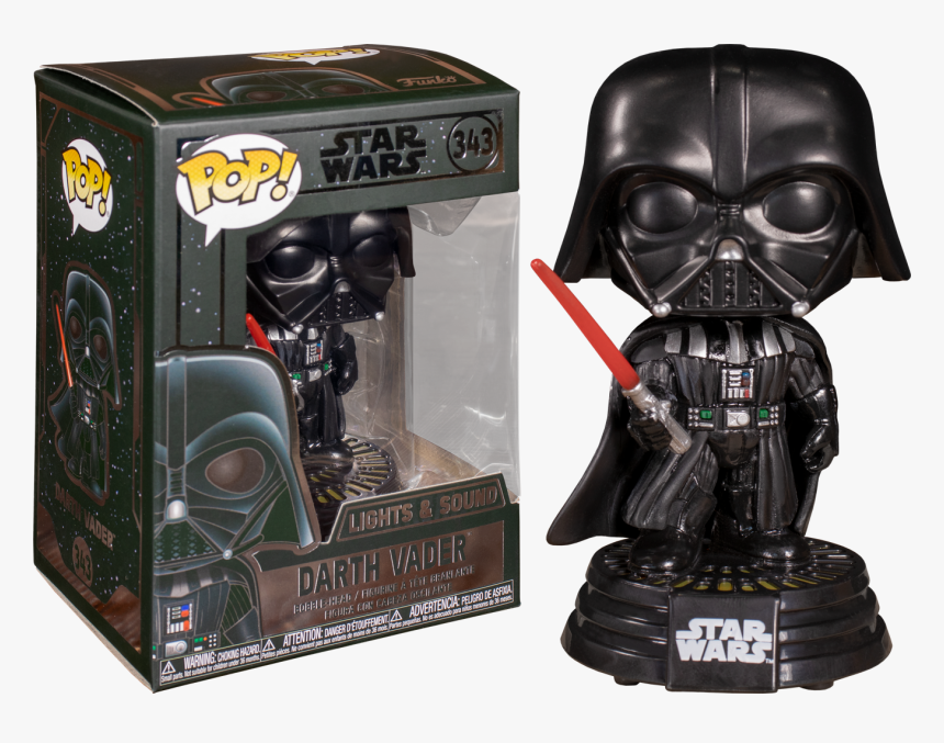 Darth Vader Funko Pop Light And Sound, HD Png Download, Free Download