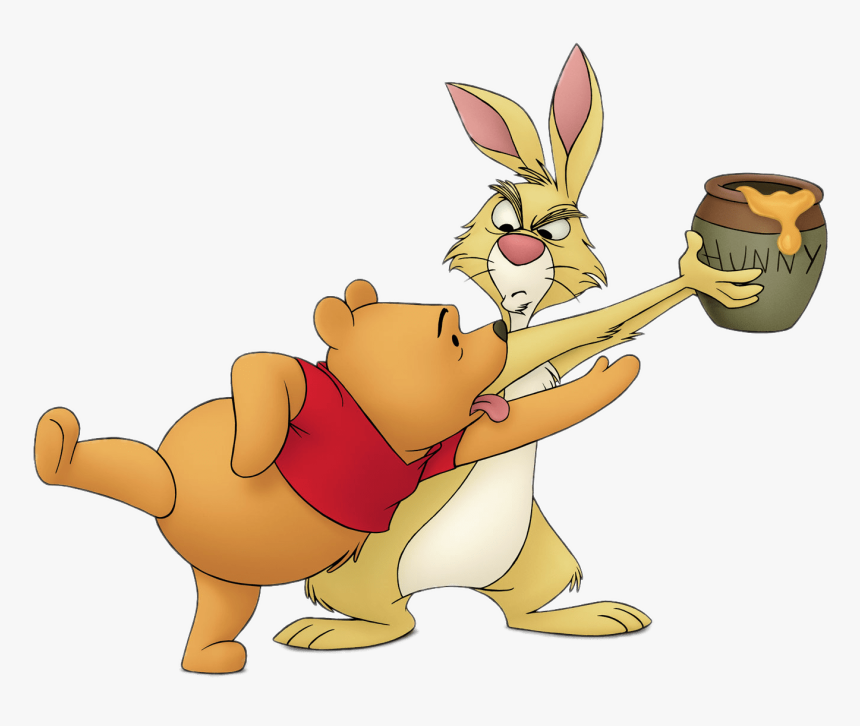Winnie Trying To Take Honey From Rabbit - Call The Shots Idiom Meaning, HD Png Download, Free Download