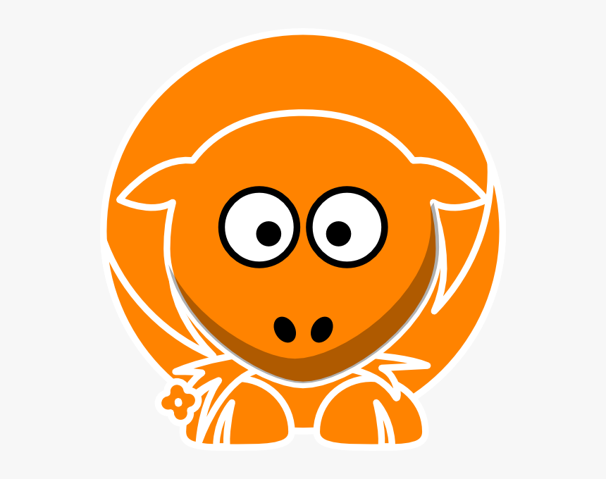 Orange Sheep Svg Clip Arts - Elephant, HD Png Download, Free Download