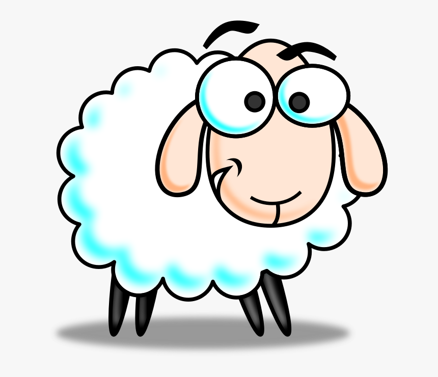 Clipart Of Sheep, Sheep Of And Associates Degree - Sheep Drawing, HD Png Download, Free Download