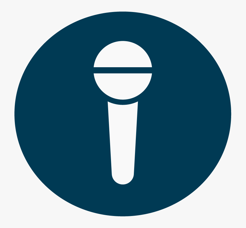 Mic Button - Circle, HD Png Download, Free Download