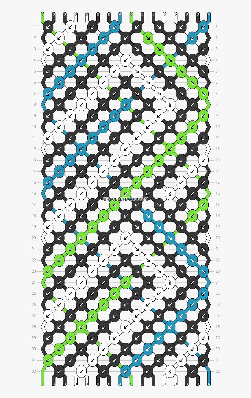 Chevron Diamond Friendship Bracelet Patterns, HD Png Download, Free Download