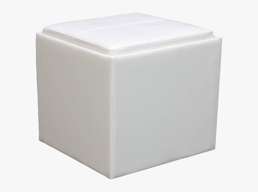 Trent Home Ladd Faux Leather Storage Cube Ottoman In - Ottoman, HD Png Download, Free Download