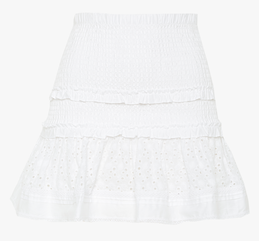 Lolita Shirred Skirt In Colour Cloud Dancer - Light, HD Png Download, Free Download