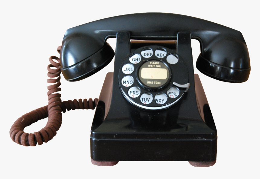Western Electric Dial Desk Set Chairish - Corded Phone, HD Png Download, Free Download