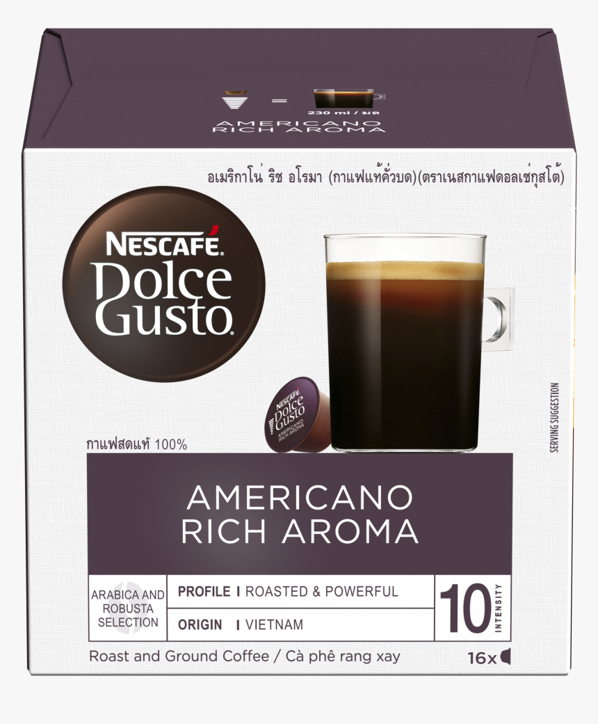 Americano Rich Aroma"
 Title="americano Rich Aroma - Dolce Gusto Americano, HD Png Download, Free Download