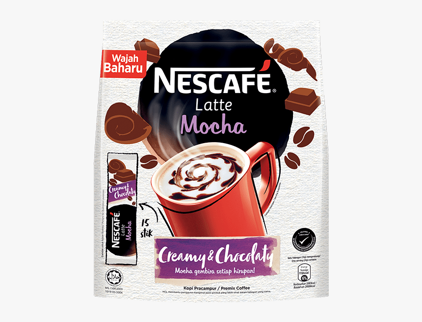 Nescafe 3 In 1 Latte Mocha, HD Png Download, Free Download