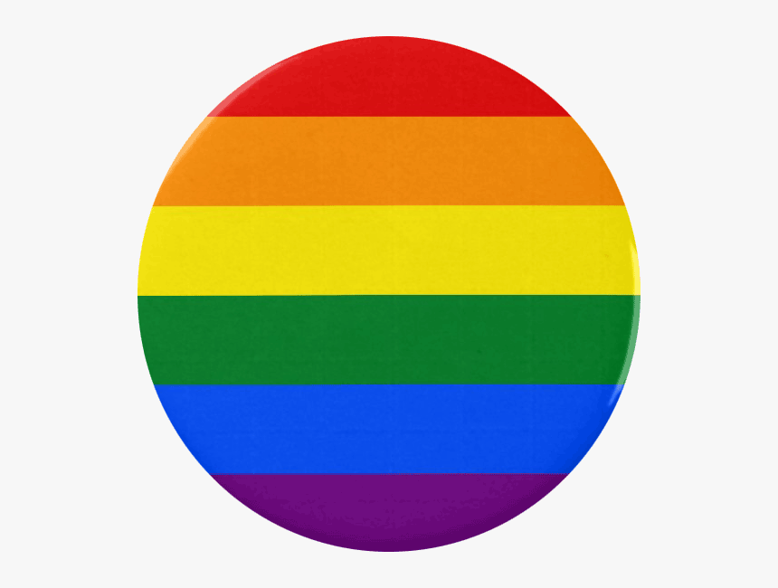 Stripes Transparent Rainbow - Lgbt Logo Circle, HD Png Download, Free Download