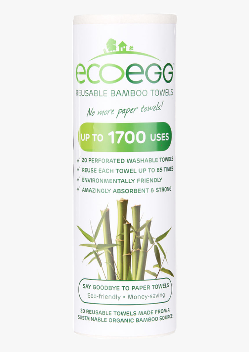 Ecoegg Bamboo Kitchen Towel - Bambus Køkkenrulle, HD Png Download, Free Download