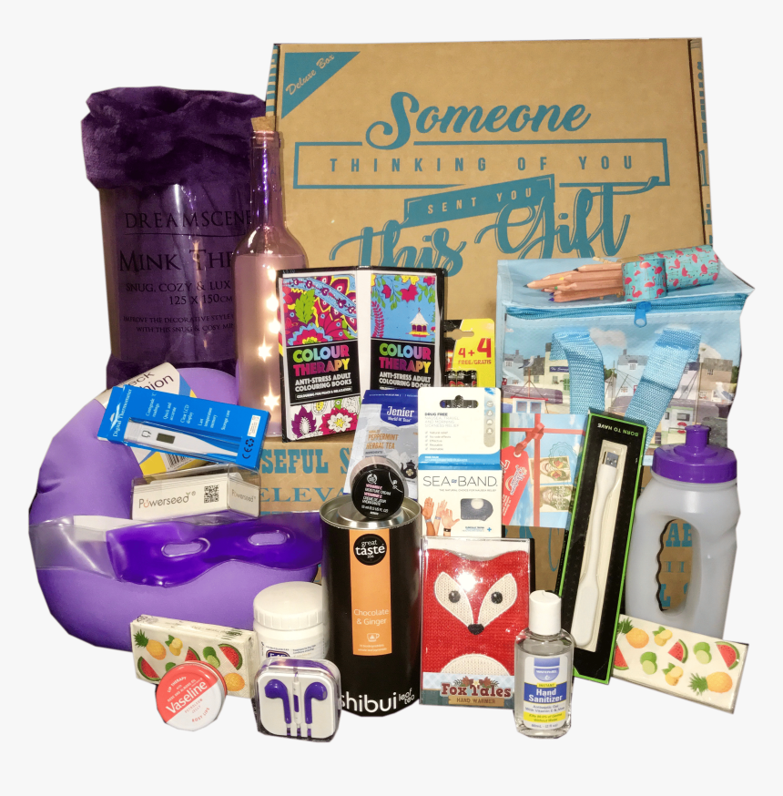 Ultimate Womans Cancer Gift Present - Gift Basket, HD Png Download, Free Download