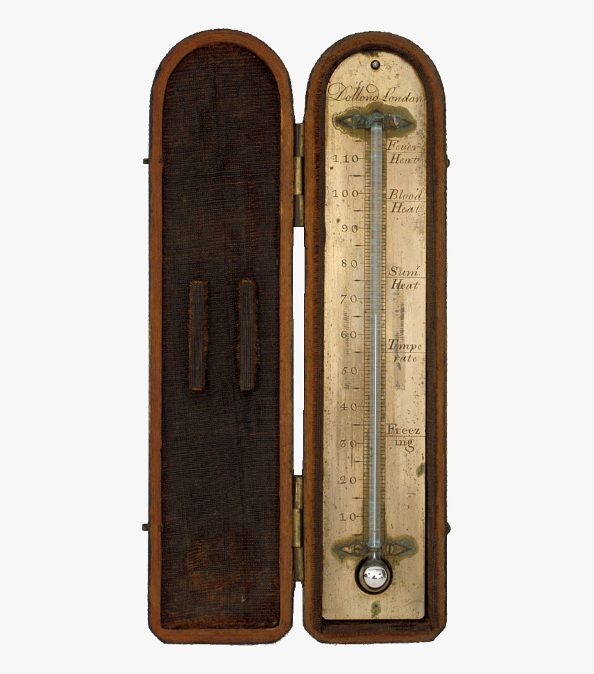 An Eighteenth-century Mercury Thermometer In A Case, HD Png Download, Free Download