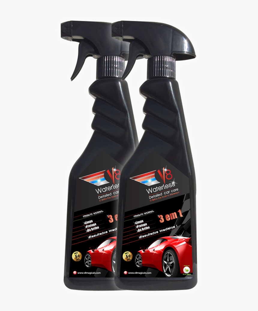 V8 Waterless Car Wash Pack - Car, HD Png Download, Free Download