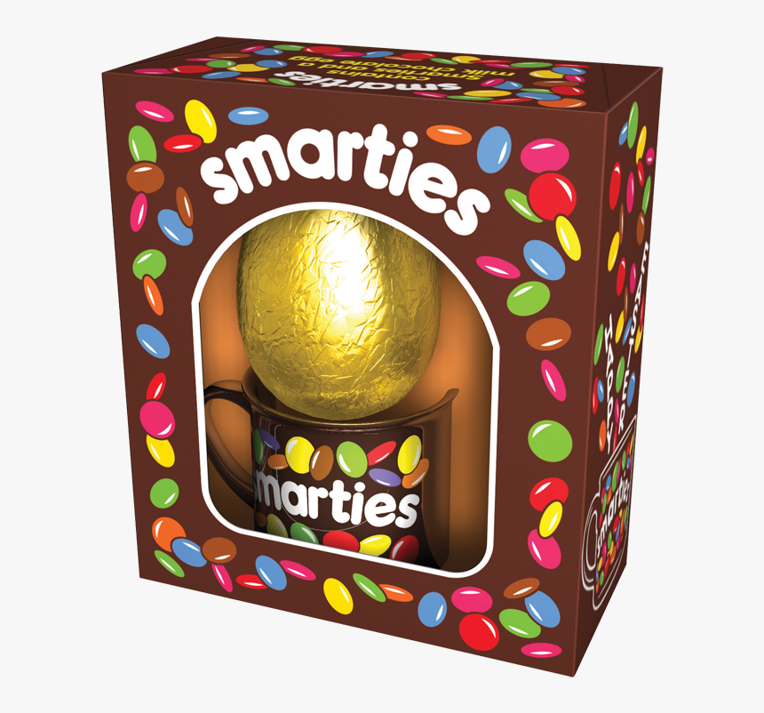 The Smarties® Retro Egg Uses The Classic Brown And - Old School Easter Eggs, HD Png Download, Free Download