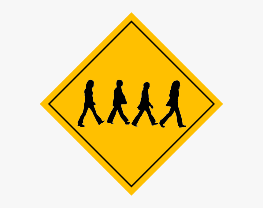 Beatles Abbey Road Stencil , Png Download - Beatles Abbey Road Stencil, Transparent Png, Free Download