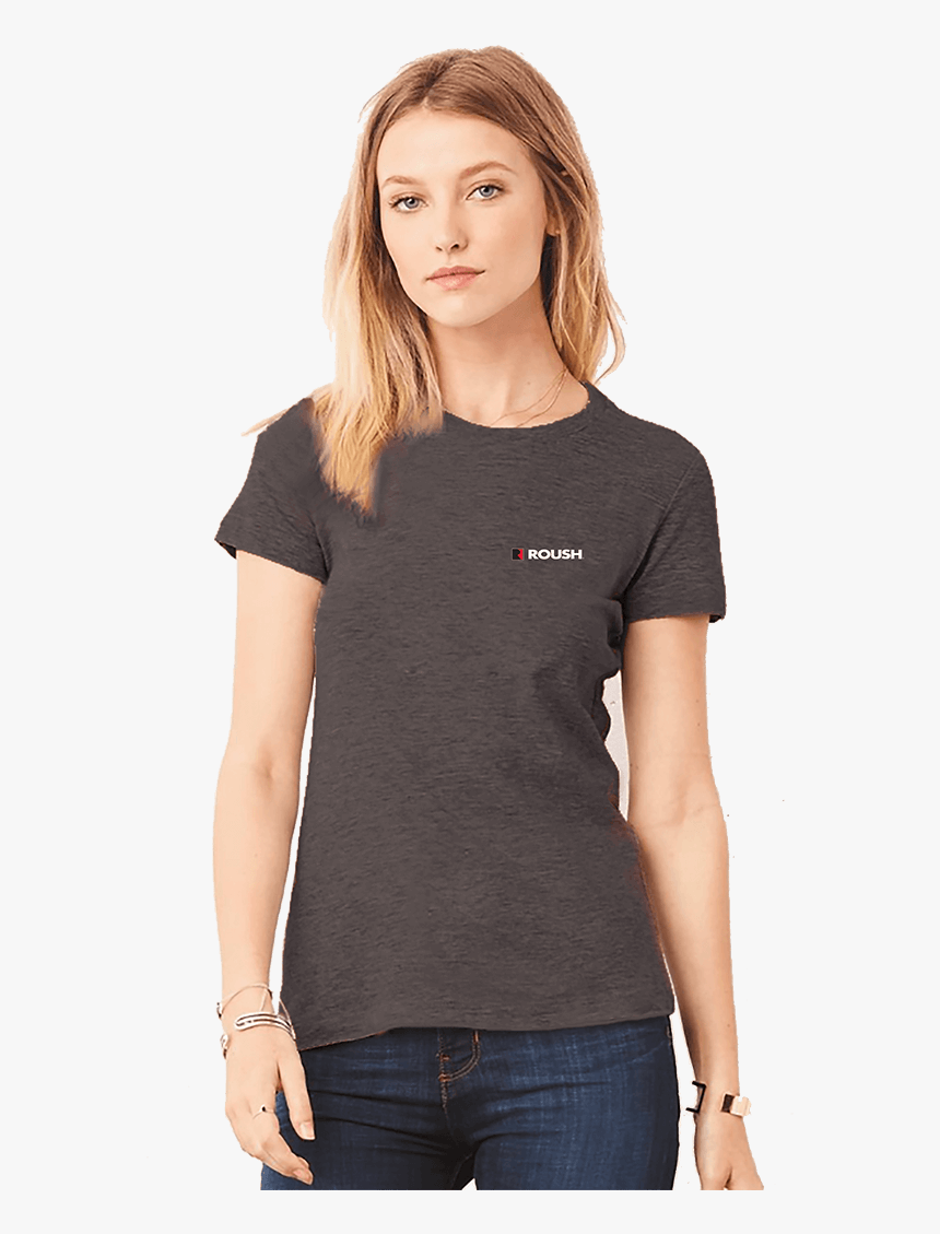 Womens Grey T Shirt Retail - Bella Canvas The Favorite T Shirt 6004, HD Png Download, Free Download