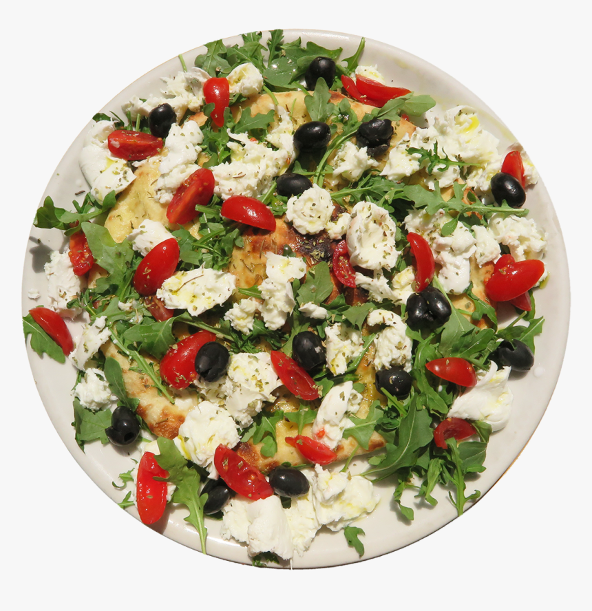 Buffalo Mozzarella ,cherry Tomatoes ,rocket , Olives - Greek Salad, HD Png Download, Free Download