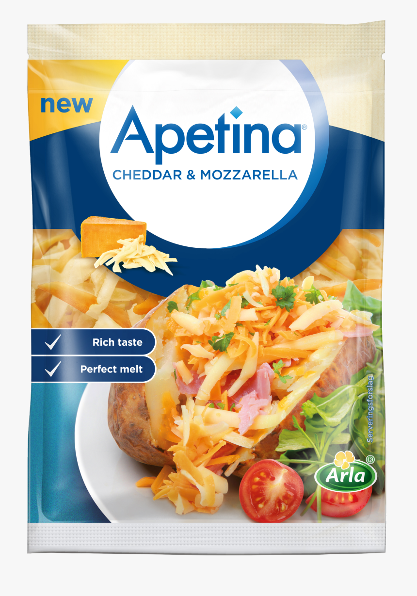 Apetina® Cheddar & Mozzarella - Apetina Cheddar Mozzarella, HD Png Download, Free Download