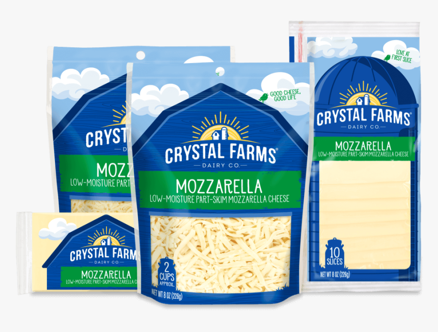 Mozzarella Crystal Farms Cheese, HD Png Download, Free Download
