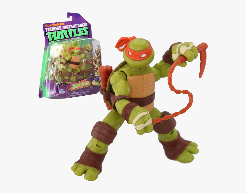 Teenage Mutant Ninja Turtles Michelangelo - Action Figure, HD Png Download, Free Download