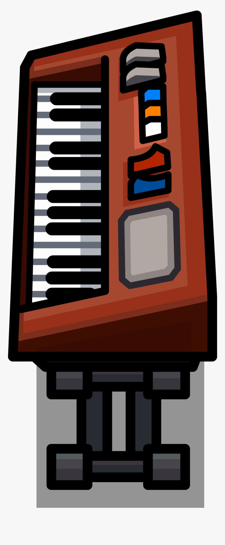 Club Penguin Wiki - Musical Keyboard, HD Png Download, Free Download