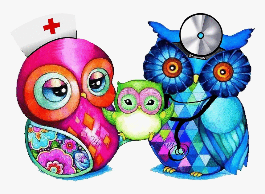 Nursery Drawing Owl - Happy Family Owl Clipart, HD Png Download, Free Download