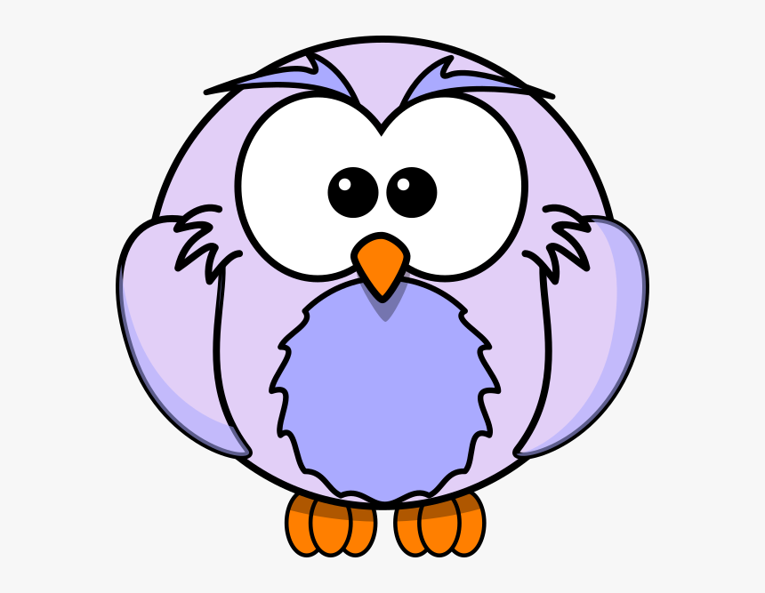 Light Purple Owl Cartoon Clip Art - High Resolution Coloring Book, HD Png Download, Free Download